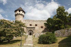 Entrance to the medieval fortress in Buda Castle in Budapest stock photos Entrance to the medieval fortress in Buda Castle in Budapest stock photos