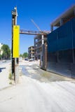 Entrata al cantiere fotografia stock Entrata al cantiere fotografia stock
