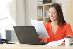 Entrepreneur working comparing forecasting Stock Photography Entrepreneur working comparing forecasting Stock Photography
