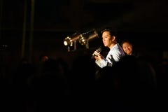 Entrevue de Prabal Gurung au festival 2018 de Katmandou de photo, en Pat photographie stock libre de droits Entrevue de Prabal Gurung au festival 2018 de Katmandou de photo, en Pat photographie stock libre de droits