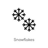 Entwurfsschneeflocken-Vektorikone lokalisiertes schwarzes einfaches Linienelementillustration vom Wetterkonzept Editable Vektoran lizenzfreie abbildung Entwurfsschneeflocken-Vektorikone lokalisiertes schwarzes einfaches Linienelementillustration vom Wetterkonzept Editable Vektoran lizenzfreie abbildung