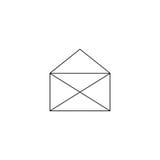 Envelope open icon. Vector illustrtation isolated on white background. royalty free illustration Envelope open icon. Vector illustrtation isolated on white background. royalty free illustration