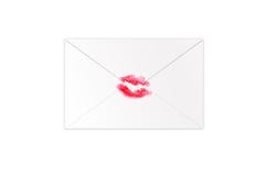 Image result for envelope sealed with a kiss