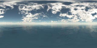 Environment Map. HDRI Map. Equirectangular Projection. Landscape Royalty Free Stock Images
