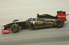 Equipe do Fórmula 1 de Lótus-Renault: Nick Heidfeld Imagens de Stock Equipe do Fórmula 1 de Lótus-Renault: Nick Heidfeld Imagens de Stock