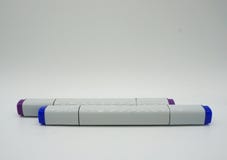 Equipment for drawing, copic markers art. , blue and purple