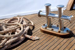 Equipment Of A Yacht Royalty Free Stock Photos