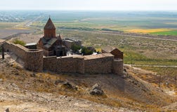 Erevan, Armenia - October 19, 2019: Khor Virap Monastery Revered And Very Well Known In Armenia Royalty Free Stock Photography