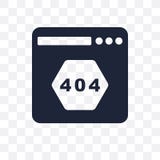Error page transparent icon. Error page symbol design from Web n vector illustration Error page transparent icon. Error page symbol design from Web n vector illustration