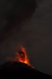 Eruption of a volcano Tungurahua