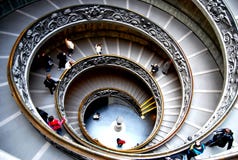 Escadaria circular no Vaticano - Roma, Itália Imagem de Stock Escadaria circular no Vaticano - Roma, Itália Imagem de Stock
