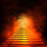 Escalier menant au ciel ou à l'enfer illustration de vecteur Escalier menant au ciel ou à l'enfer illustration de vecteur