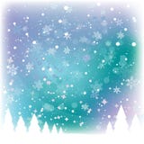 Escena de la nieve stock de ilustración Escena de la nieve stock de ilustración
