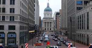 Escena Indiana State Capital Building, Indianapolis 4K Escena Indiana State Capital Building, Indianapolis 4K