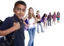 A escola caçoa a diversidade foto de stock A escola caçoa a diversidade foto de stock