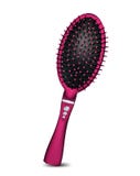 Escova de cabelo com um punho cor-de-rosa. Vetor ilustração stock Escova de cabelo com um punho cor-de-rosa. Vetor ilustração stock