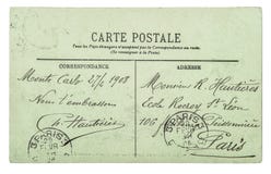 A escrita unreadible do cartão do vintage usou o fundo do papel fotografia de stock A escrita unreadible do cartão do vintage usou o fundo do papel fotografia de stock
