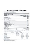 Escritura de la etiqueta de los hechos de Nutriton Escritura de la etiqueta de los hechos de Nutriton