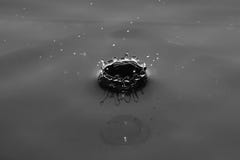 A esfera da gota da água espirra fotografia de stock A esfera da gota da água espirra fotografia de stock