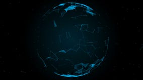 Esfera, globo e espaço sob a forma de um plexo Geométrico abstrato ilustração do vetor Esfera, globo e espaço sob a forma de um plexo Geométrico abstrato ilustração do vetor