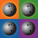 Esferas de bowling retros ilustração do vetor Esferas de bowling retros ilustração do vetor