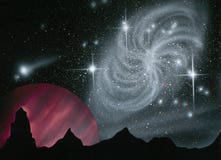 Espacio - galaxia espiral libre illustration Espacio - galaxia espiral libre illustration