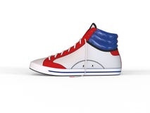 Espadrille moderne fraîche - vue de côté photographie stock libre de droits Espadrille moderne fraîche - vue de côté photographie stock libre de droits