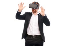 Esperienza di Vr fotografia stock Esperienza di Vr fotografia stock