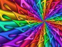 Espiral colorida do Teardrop - imagem do Fractal ilustração do vetor Espiral colorida do Teardrop - imagem do Fractal ilustração do vetor