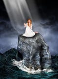 Espoir, religion, pureté, Vierge, concept d'aide images stock Espoir, religion, pureté, Vierge, concept d'aide images stock