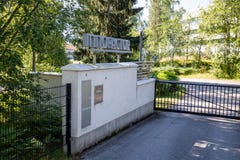 Entrance to Innofactor head office in Keilaniemi