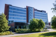 Nokia Company headquarter building in summer