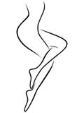 Esquema abstracto de la parte más inferior femenina Imagenes de archivo Esquema abstracto de la parte más inferior femenina Imagenes de archivo