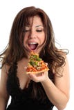 Essen der Pizza stockfotos Essen der Pizza stockfotos