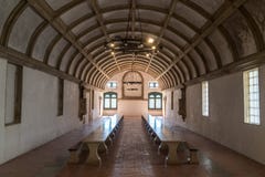 Esszimmer des Refektoriums im Kloster von Christus Convento De Cr lizenzfreies stockbild Esszimmer des Refektoriums im Kloster von Christus Convento De Cr lizenzfreies stockbild
