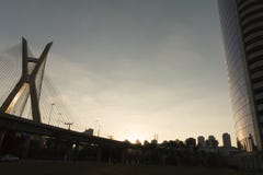 Estaiada bridge, Sao Paulo, SP, Brazil Stock Image Estaiada bridge, Sao Paulo, SP, Brazil Stock Image