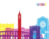 Estallido del horizonte de Verona ilustración del vector Estallido del horizonte de Verona ilustración del vector
