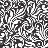 Estampado de flores blanco y negro inconsútil del vintage Ilustración del vector libre illustration Estampado de flores blanco y negro inconsútil del vintage Ilustración del vector libre illustration