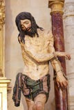 Estatua de Jesús en Viernes Santo en la catedral de Burgos imagen de archivo libre de regalías Estatua de Jesús en Viernes Santo en la catedral de Burgos imagen de archivo libre de regalías