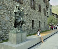 Estatua de los pares del baile imágenes de archivo libres de regalías Estatua de los pares del baile imágenes de archivo libres de regalías