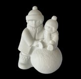 Estatueta da porcelana das crianças imagens de stock Estatueta da porcelana das crianças imagens de stock
