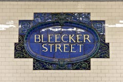 Estação de metro da rua de Bleecker - New York City fotografia de stock royalty free Estação de metro da rua de Bleecker - New York City fotografia de stock royalty free
