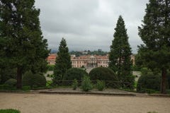 Estense Palace, or Palazzo Estense, the residence of Franchesco III d`Este, Duke of Modena and Reggio, and beautiful green park i stock photo Estense Palace, or Palazzo Estense, the residence of Franchesco III d`Este, Duke of Modena and Reggio, and beautiful green park i stock photo
