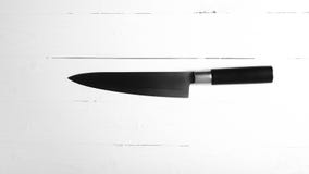 Estilo blanco y negro del color de tono del cuchillo de cocina Imágenes de archivo libres de regalías Estilo blanco y negro del color de tono del cuchillo de cocina Imágenes de archivo libres de regalías
