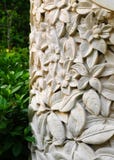 Estilo exótico de Bali del deco del jardín fotografía de archivo Estilo exótico de Bali del deco del jardín fotografía de archivo