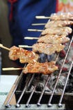 Estilo tailandés asado a la parrilla del cerdo fotos de archivo Estilo tailandés asado a la parrilla del cerdo fotos de archivo