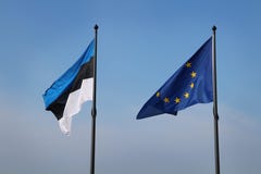 Estonia europe flags europe union