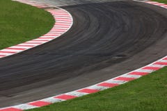 Estrada da curva do autódromo Fotografia de Stock Royalty Free Estrada da curva do autódromo Fotografia de Stock Royalty Free