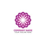 Estratto Logo Design Vector dei fiori royalty illustrazione gratis Estratto Logo Design Vector dei fiori royalty illustrazione gratis