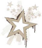 Estrellas frescas del vector del grunge libre illustration Estrellas frescas del vector del grunge libre illustration